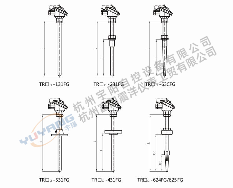 Assembled thermocouple